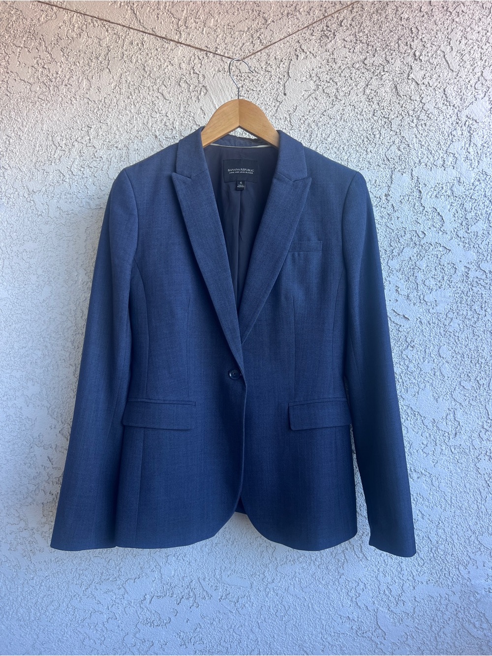 Banana Republic Navy Single-Button Women's Blazer